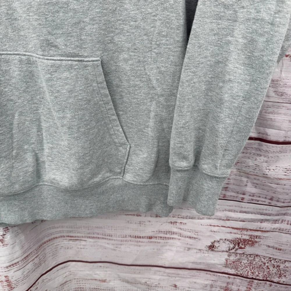 The North Face Hoodie Mens‎ Large Grey Pullover Sweatshirt Never Stop Exploring